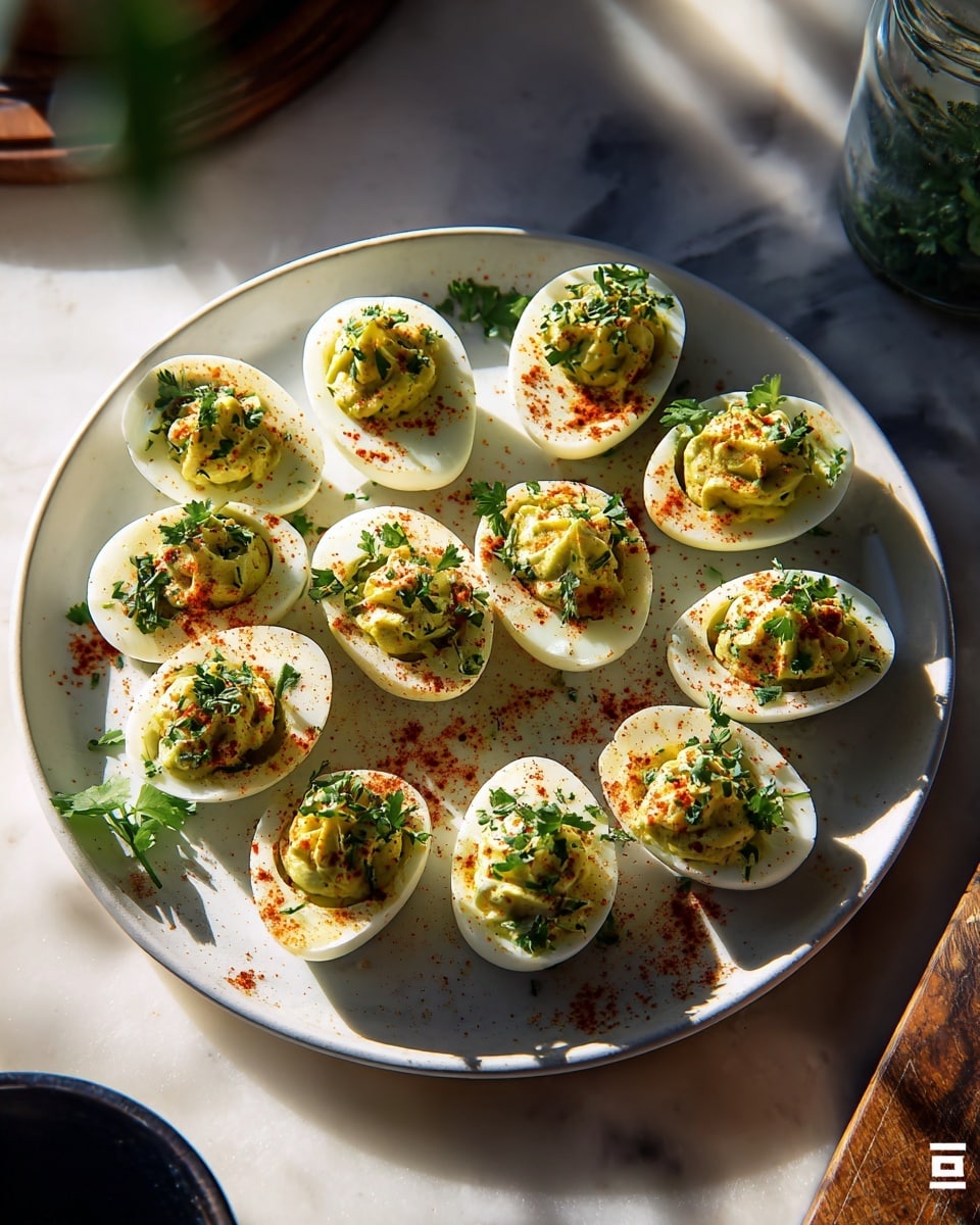 Avocado Deviled Eggs Recipe - Recipe Image