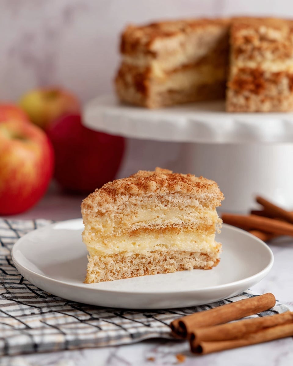 Easy Apple Oatmeal Cake Recipe