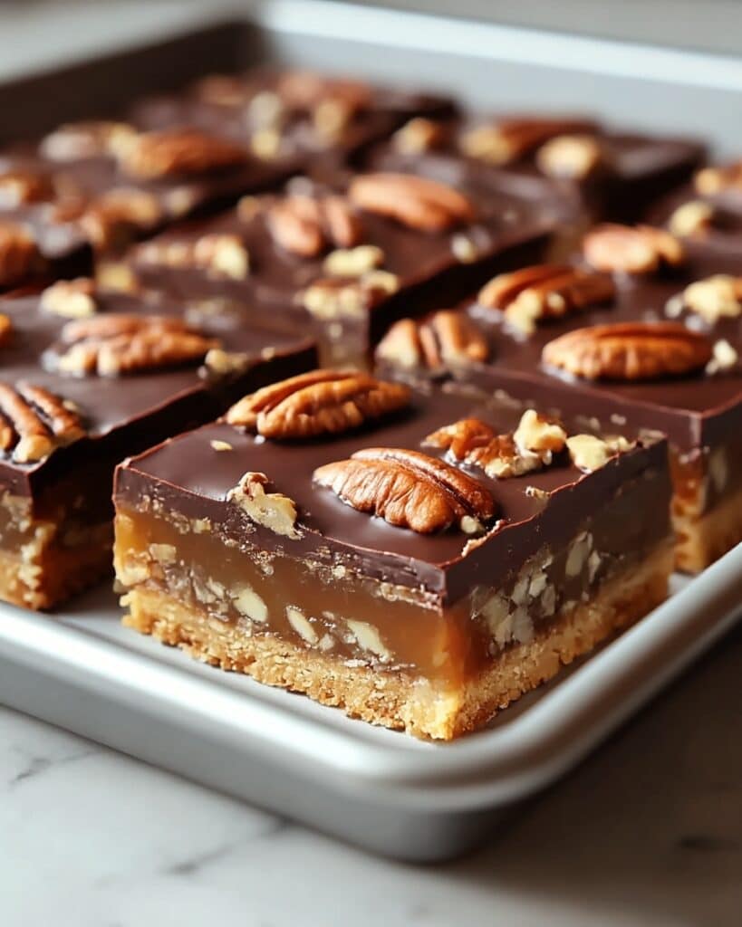 Decadent Turtle Bars Recipe