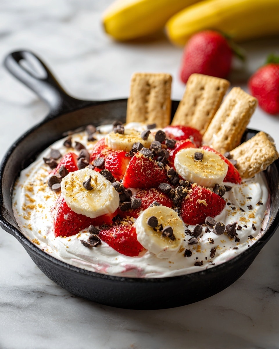 Banana Split Smores Dip Recipe - Recipe Image