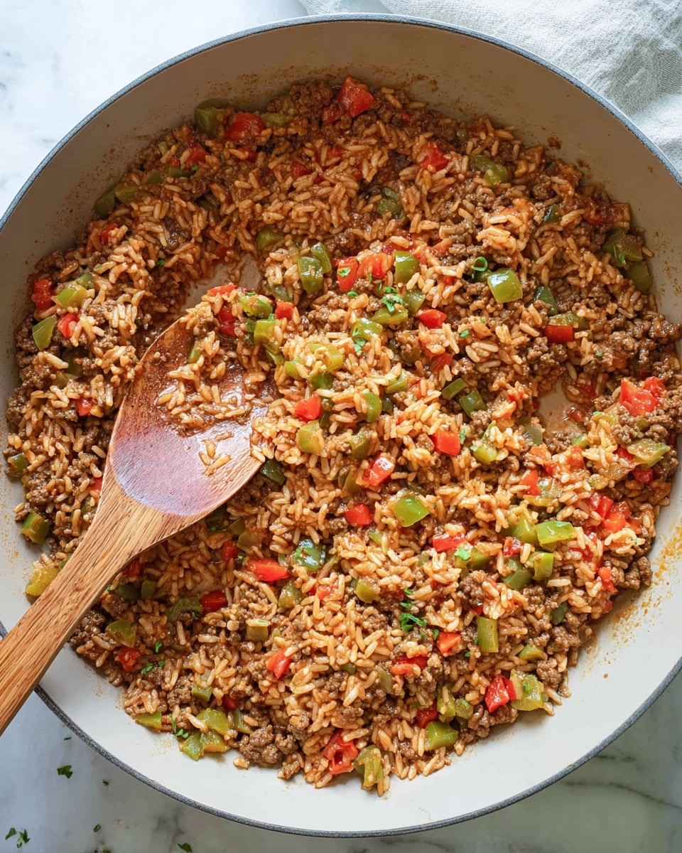 Easy Unstuffed Pepper Skillet (Quick One Pot Recipe) Recipe - Recipe Image