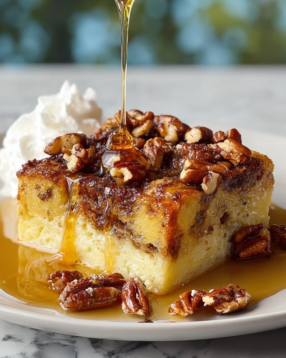 Pecan Pie Bread Pudding: Comfort Food with a Sweet Twist Recipe - Recipe Image