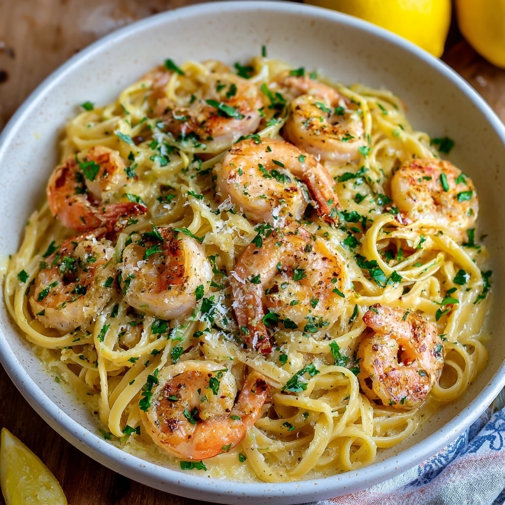 Creamy Garlic Shrimp Skillet Recipe