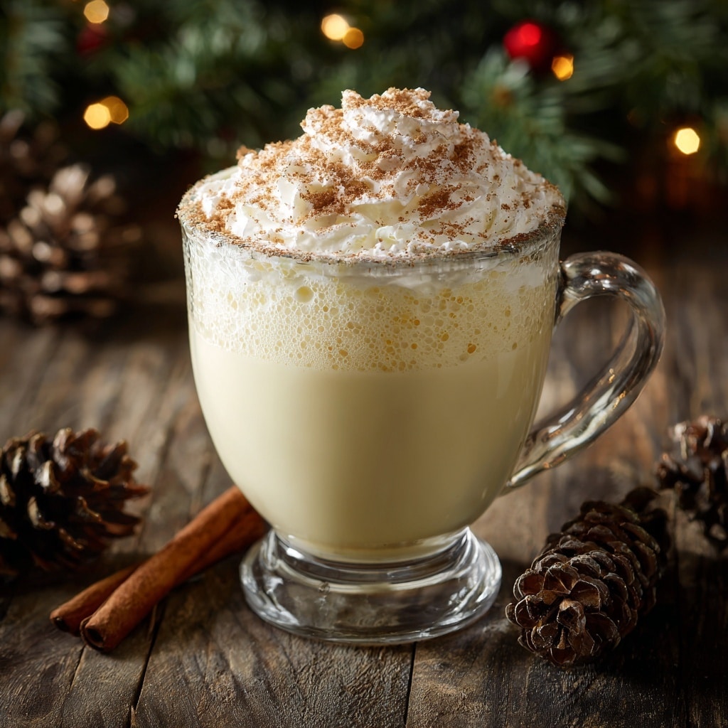 Warm Peppermint Eggnog Recipe - Recipe Image