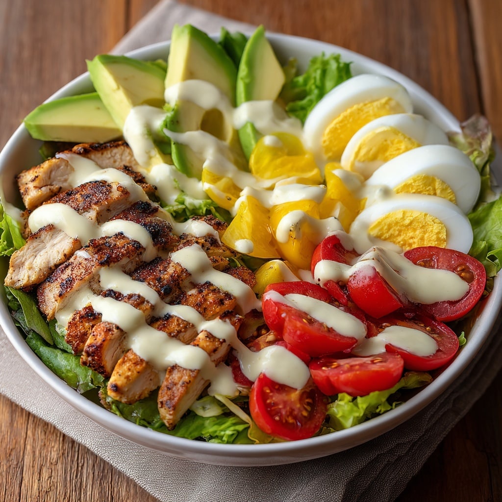 San Francisco Chicken Salad with Yoghurt Ranch Dressing Recipe - Recipe Image