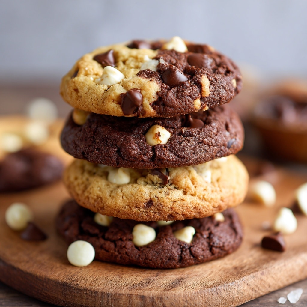 Stacked Brownie Valentine Cookies Recipe