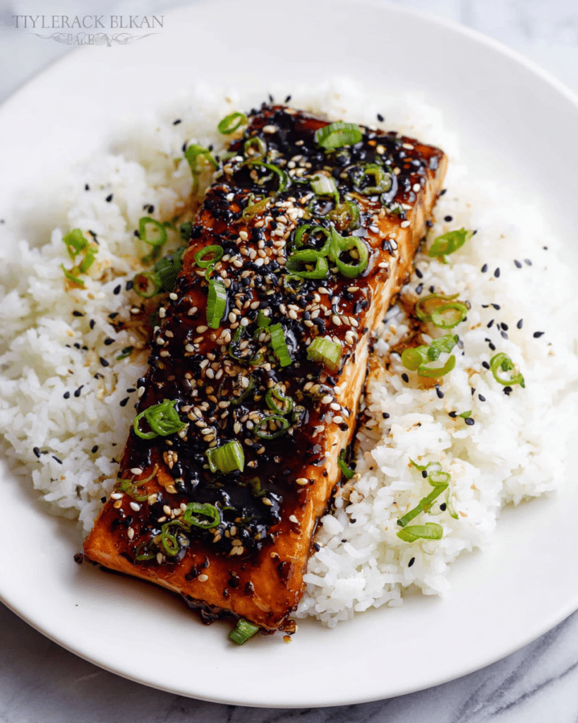 Baked Sesame Teriyaki Salmon Recipe