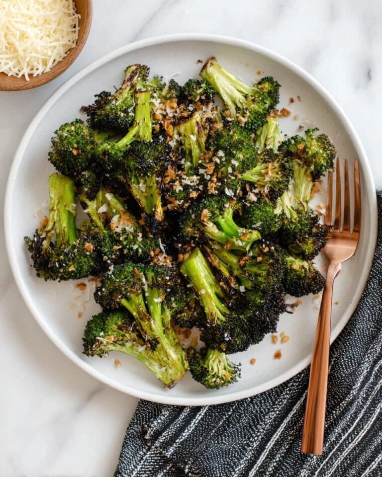 10 Minute Crispy Air Fryer Broccoli Recipe