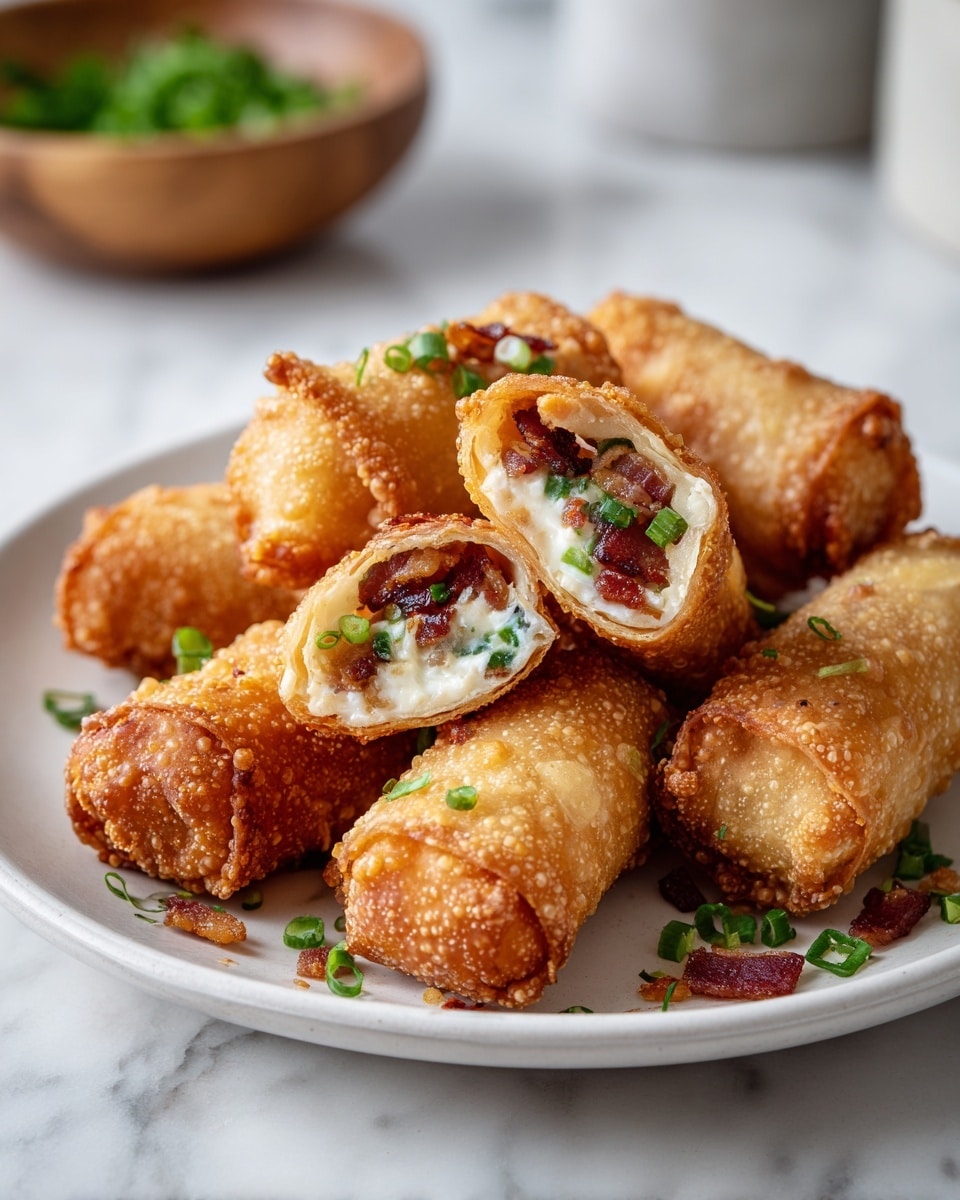 Bacon Jalapeno Popper Eggrolls Recipe - Recipe Image