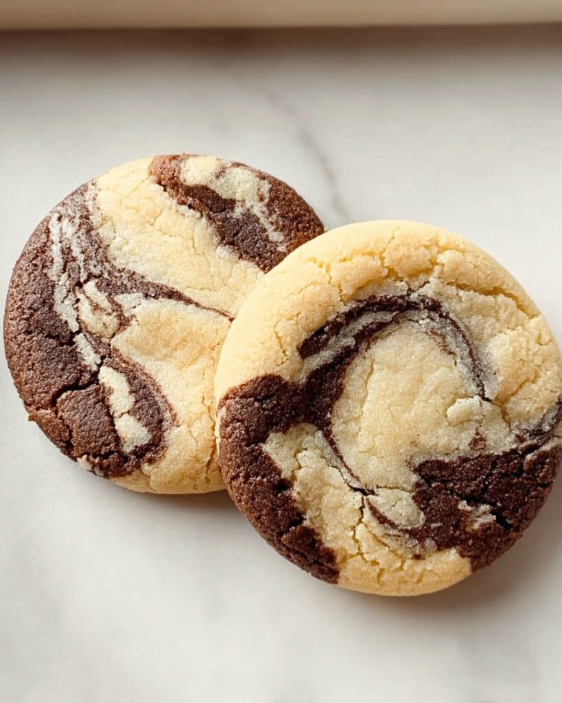 Vietnamese Coffee Marble Cookies Recipe