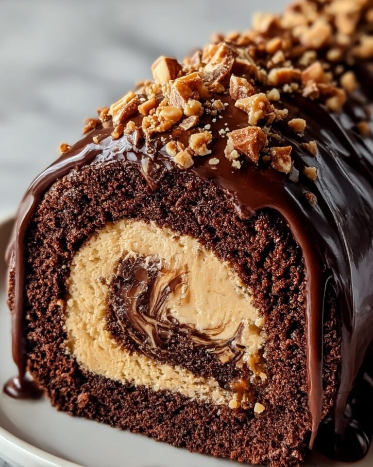 Irresistible Peanut Butter Cup Chocolate Roll Recipe