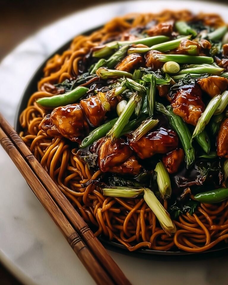 Garlic Chicken Lo Mein Recipe