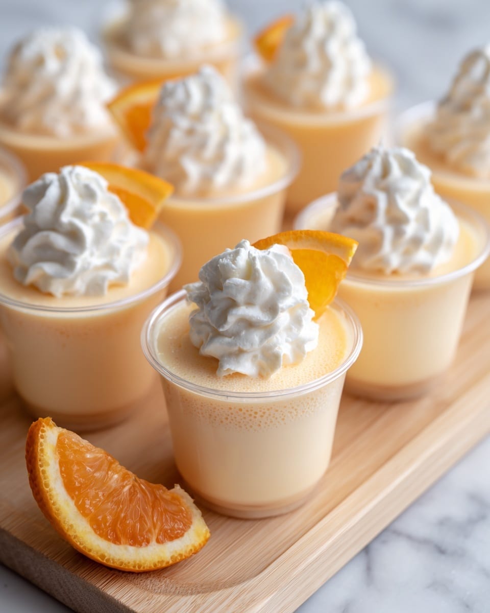 Orange Creamsicle Jello Shots Recipe - Recipe Image
