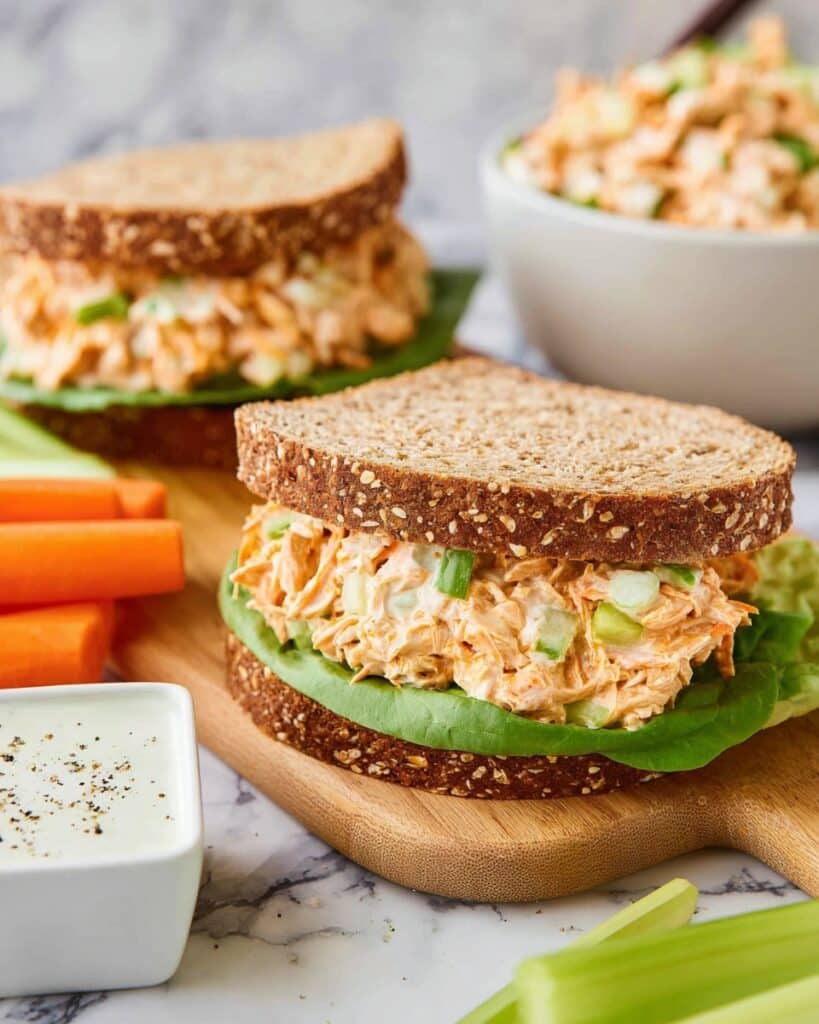 Buffalo Chicken Salad Sandwiches Recipe