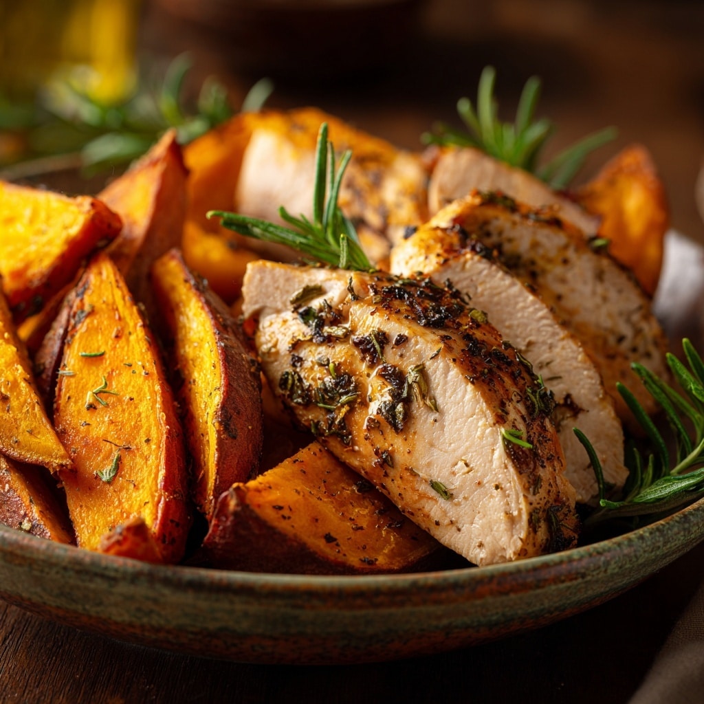 Air-Fryer Turkey Breast with Brown Sugar and Poultry Seasoning Recipe - Recipe Image