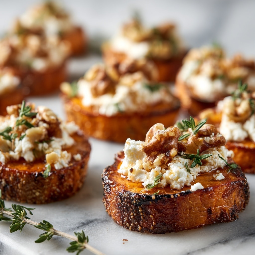 Honey Feta Sweet Potato Rounds Recipe