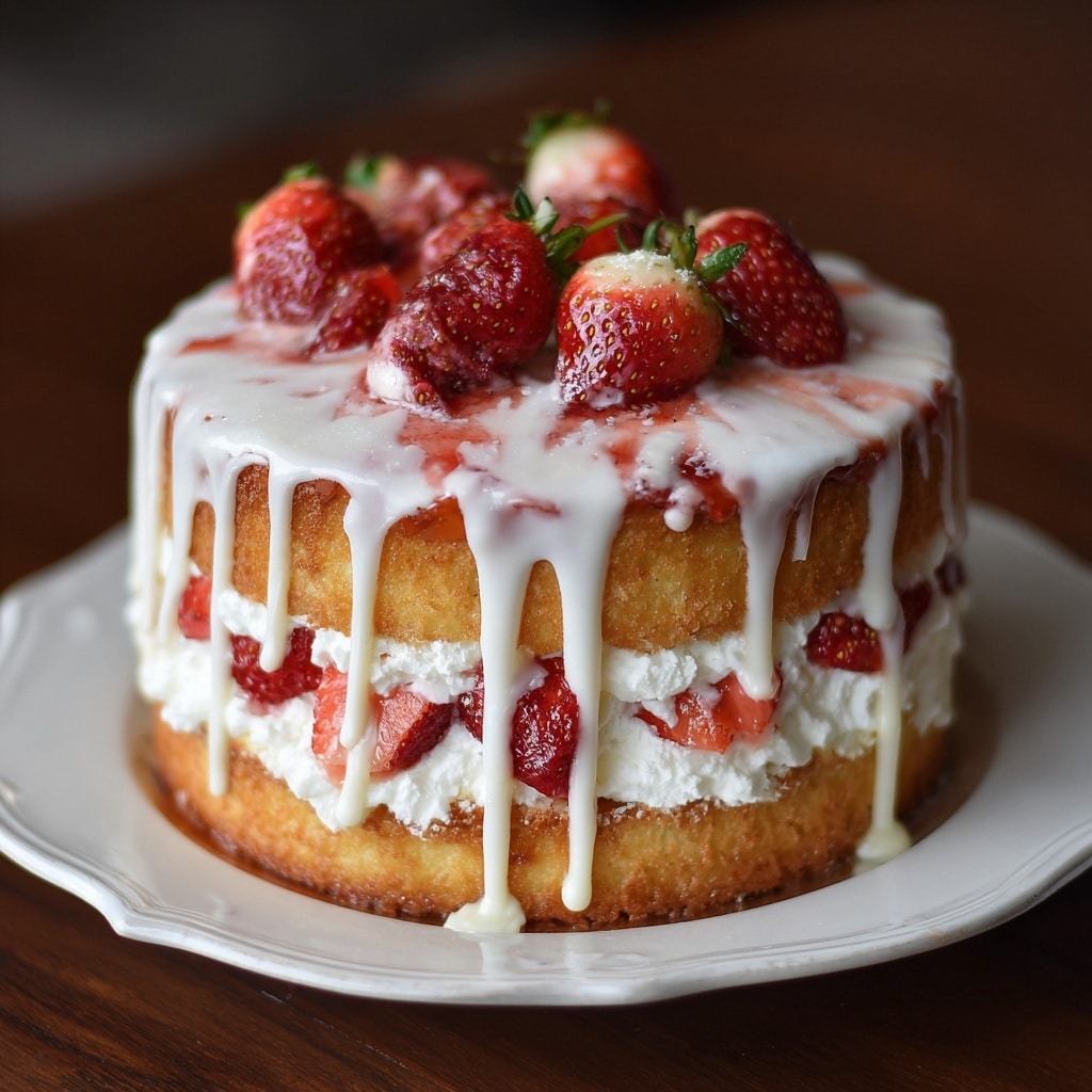 Fresh Strawberry Lemon Bundt Cake Recipe