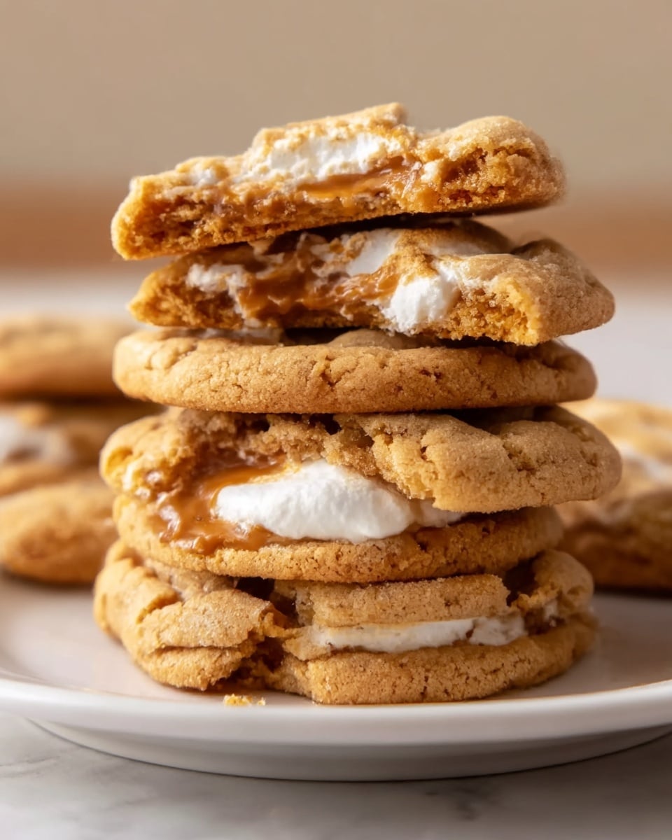 Soft and Chewy Fluffernutter Cookies Recipe - Recipe Image
