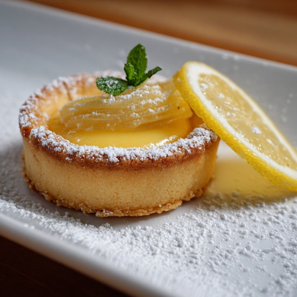 Mini Lemon Tart with Lilac Meringue Recipe - Recipe Image