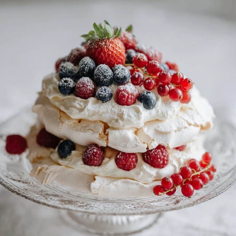Roseberry Velvet Pavlova Hearts Recipe