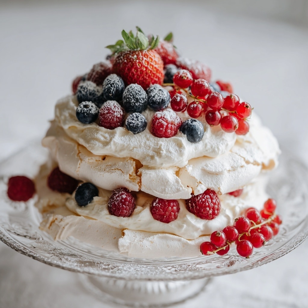 Roseberry Velvet Pavlova Hearts Recipe