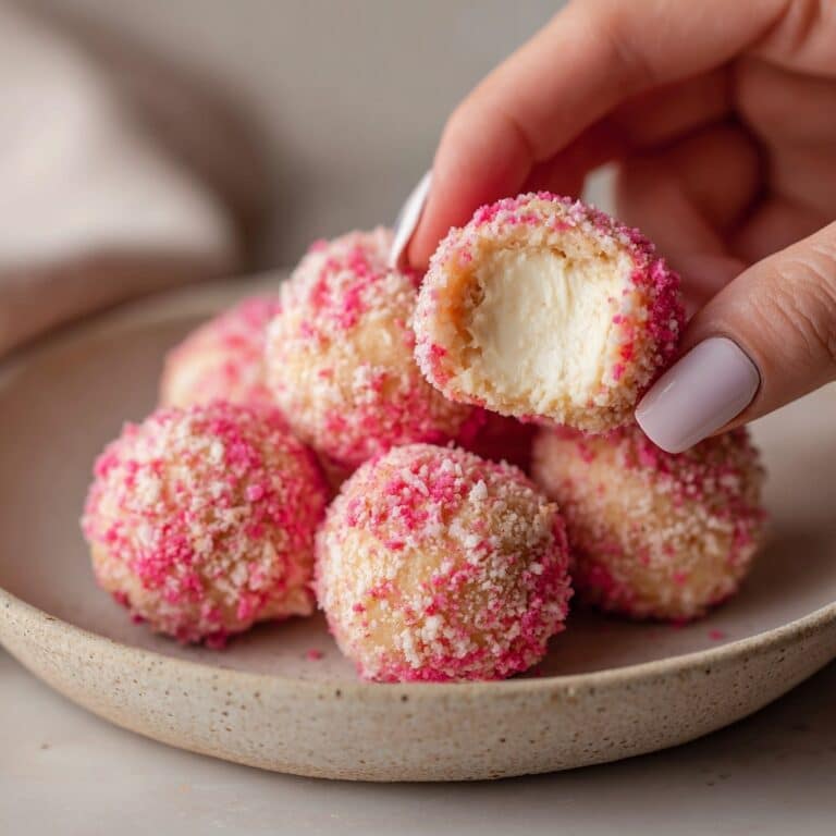 No-Bake Pink Velvet Cheesecake Bites Recipe