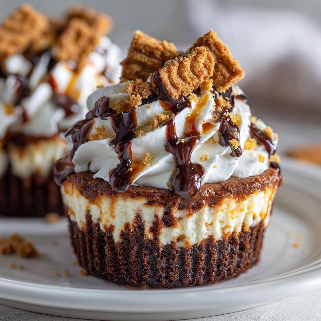 No Bake Mini Biscoff Cheesecakes Recipe