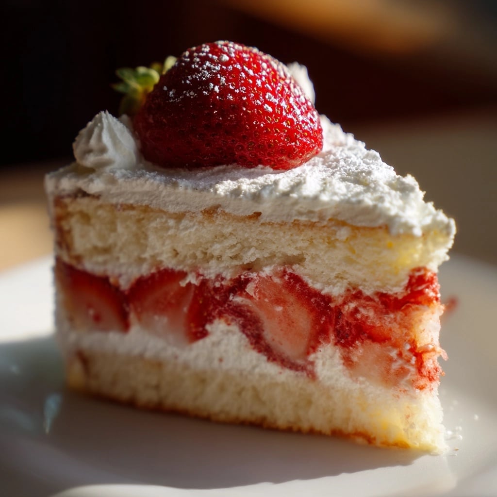 The Best Strawberry Cake Ever Recipe - Recipe Image