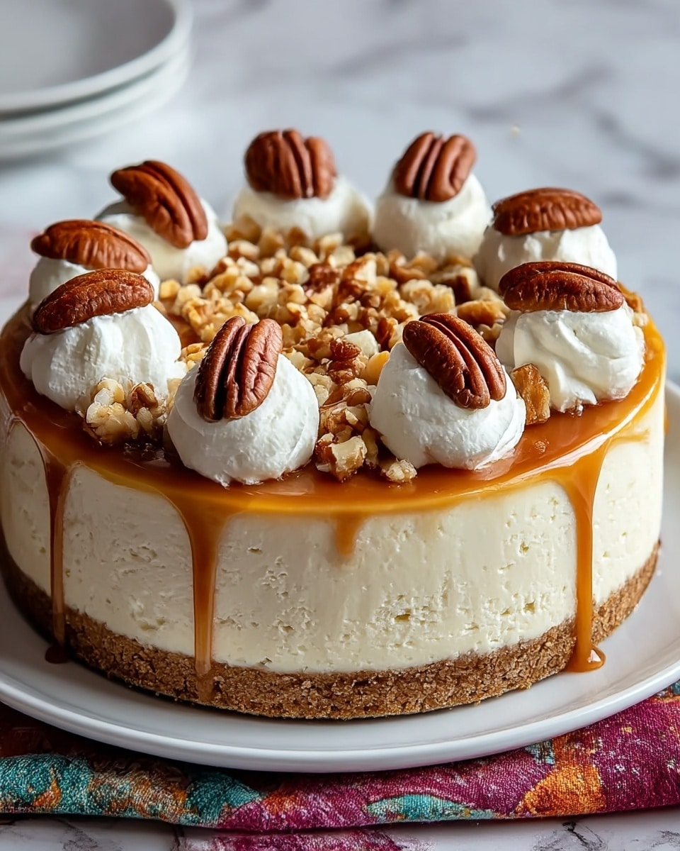 Browned Butter Pecan Cheesecake Recipe - Recipe Image