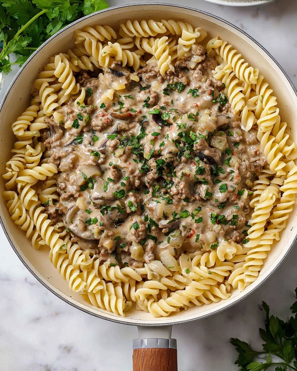 Hamburger Stroganoff: A Delicious Twist on a Classic Recipe - Recipe Image