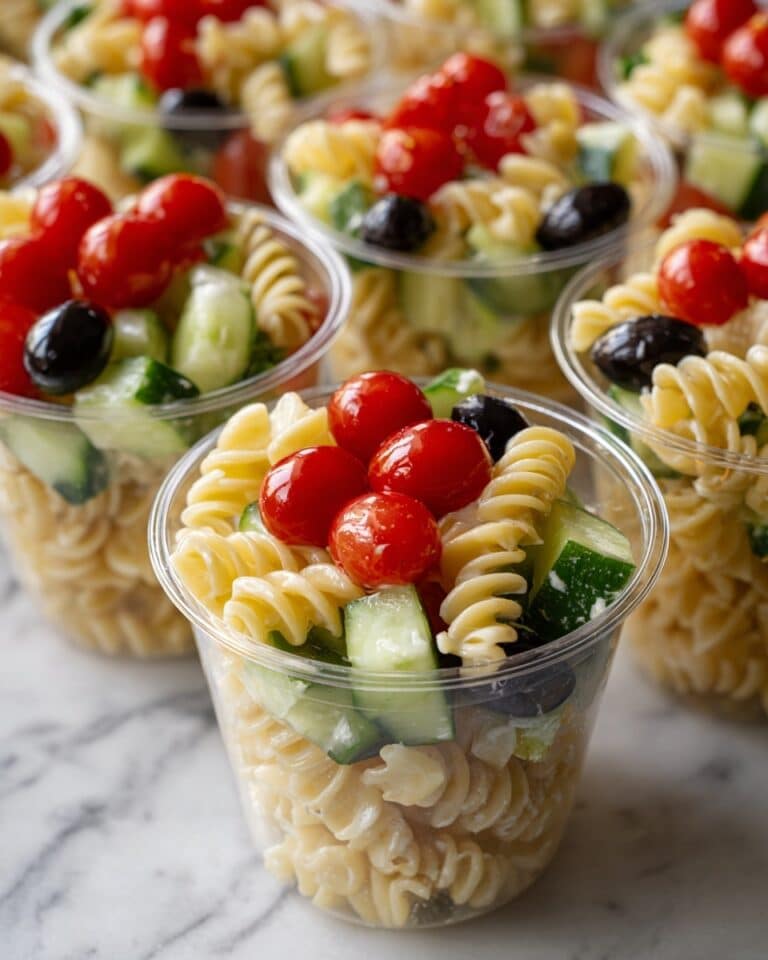 Pasta Salad Cups Recipe