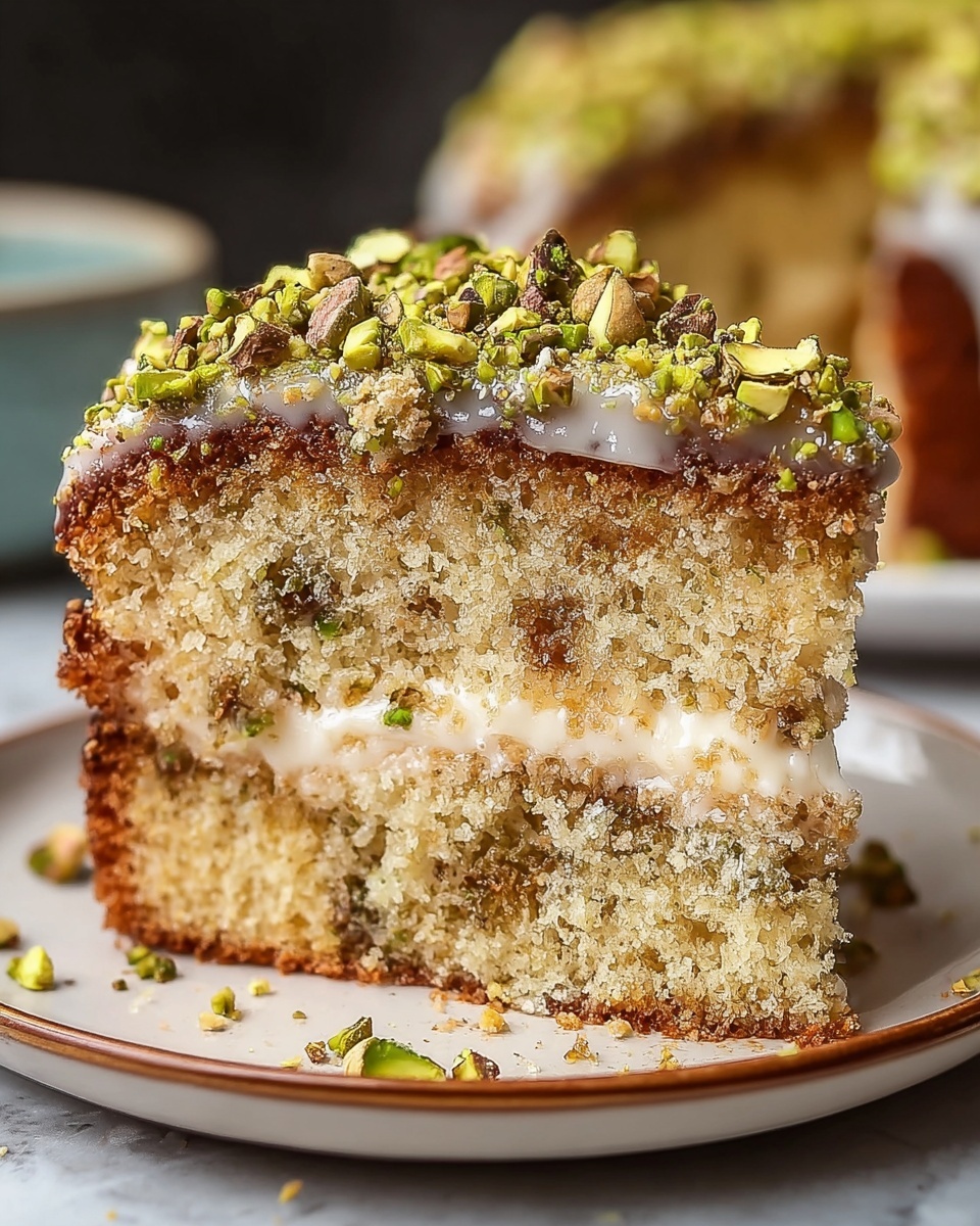 Pistachio Coffee Cake Recipe - Recipe Image