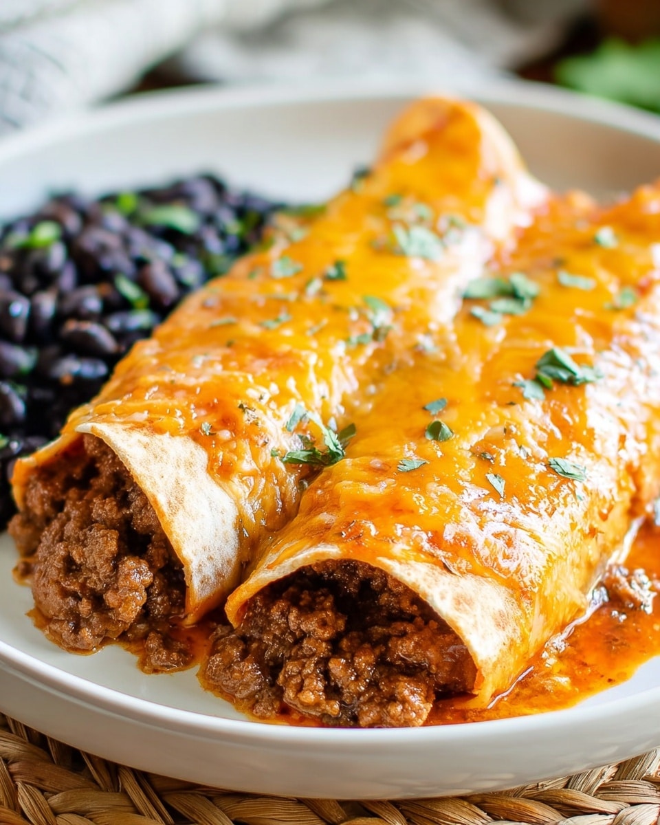 Ground Beef Enchiladas Recipe - Recipe Image