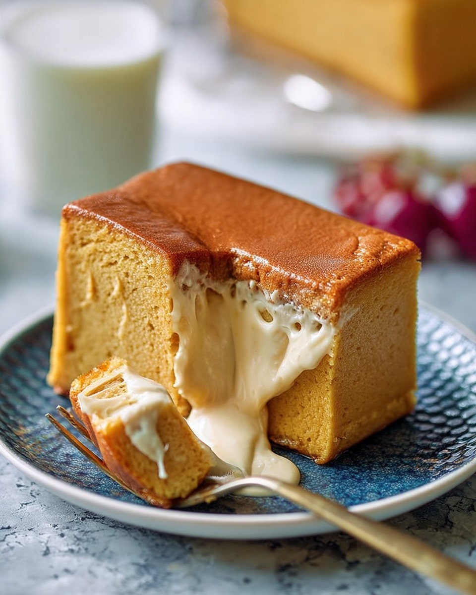 Pumpkin Magic Custard Cake with Caramel Topping Recipe