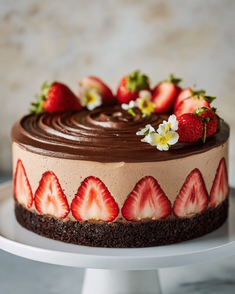 Gesine’s Chocolate and Strawberry Cream Puff Cake Recipe