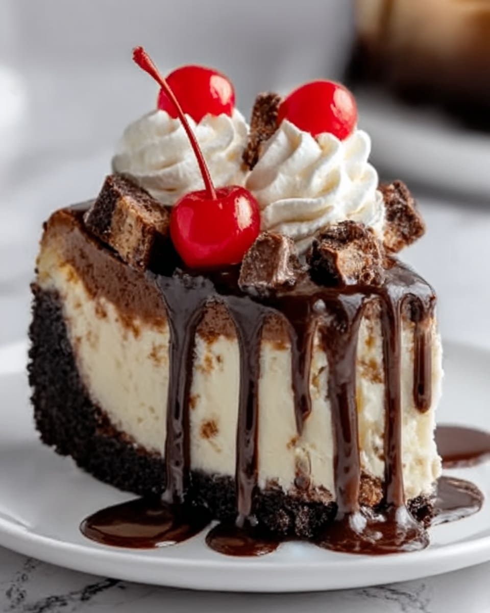Hot Fudge Sundae Brownie Cheesecake Recipe
