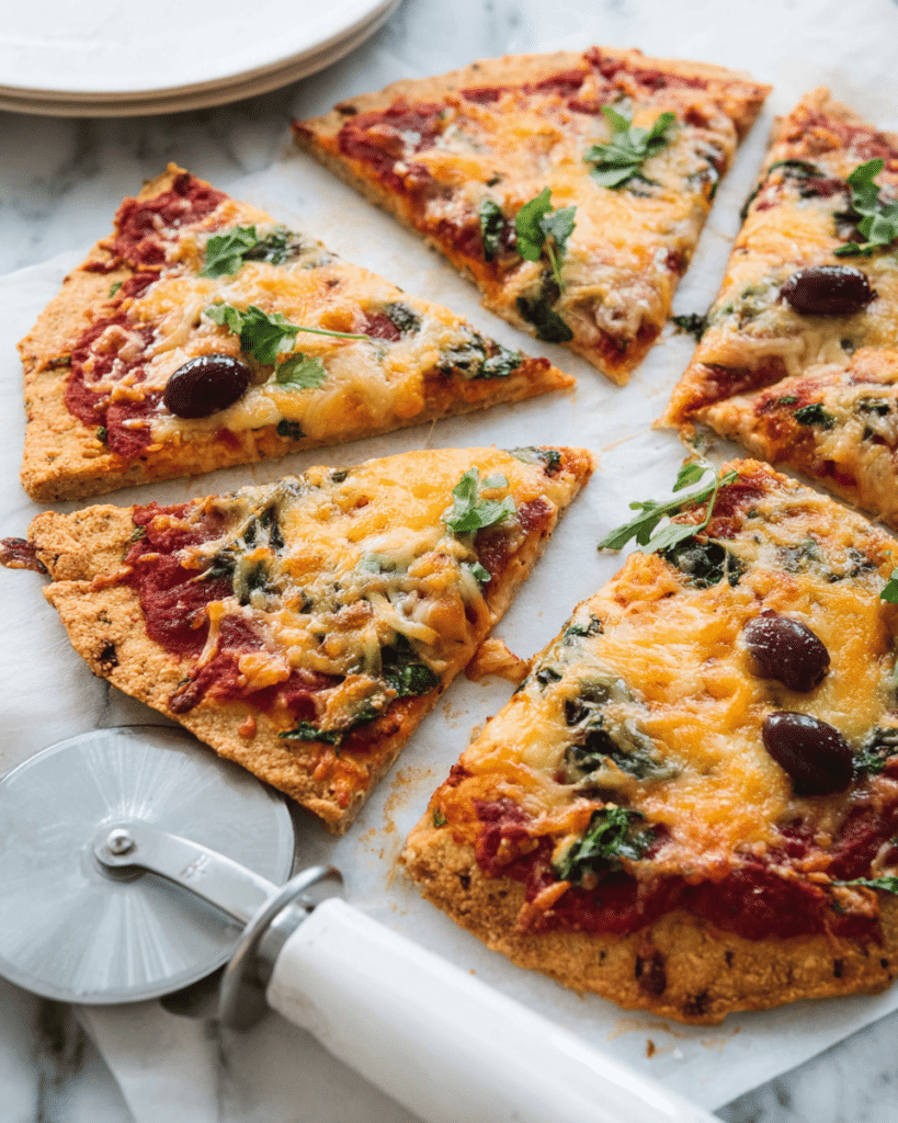 Easy Gluten-free Chickpea Pizza Crust Recipe