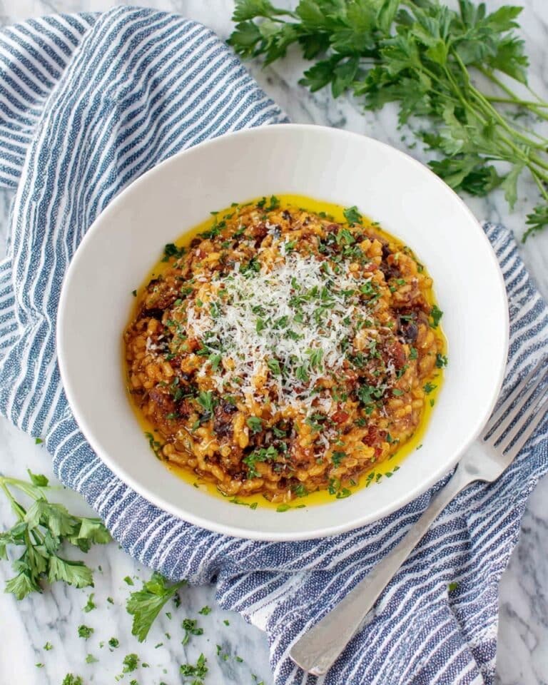 Manestra: Greek Orzo Comfort Food with Ground Beef and Mint Recipe