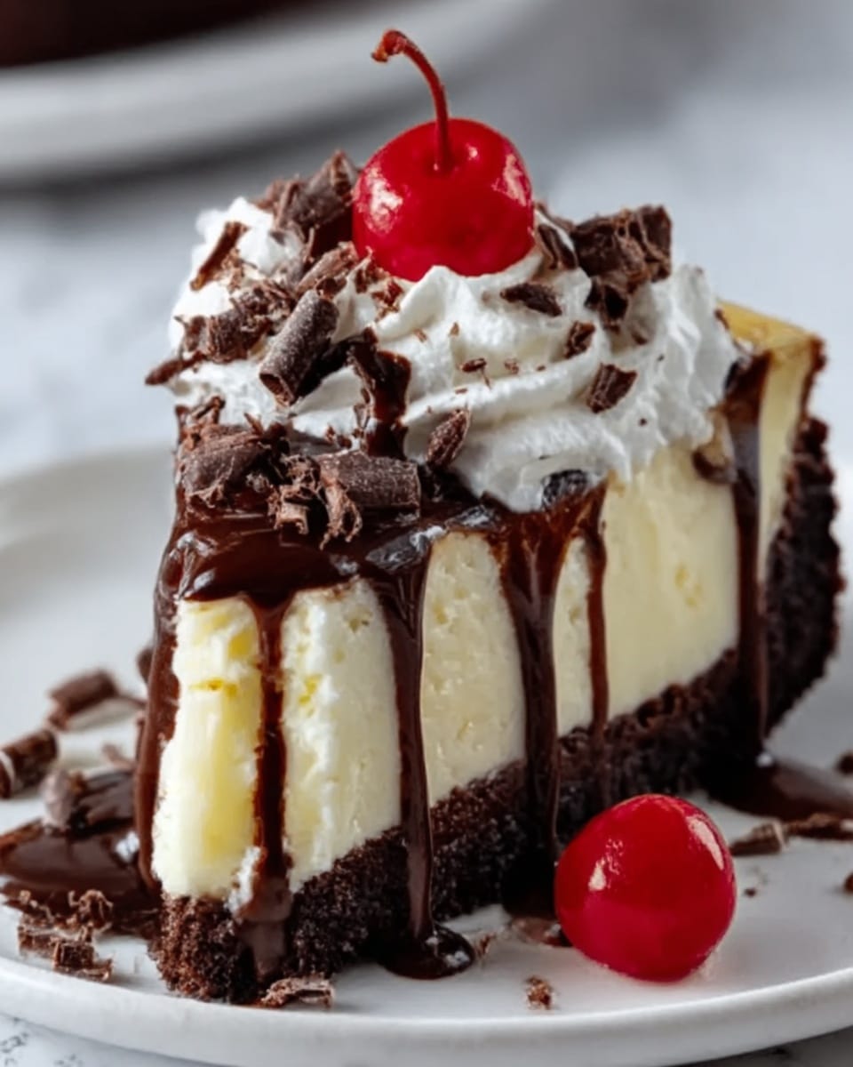 Hot Fudge Sundae Brownie Cheesecake Recipe