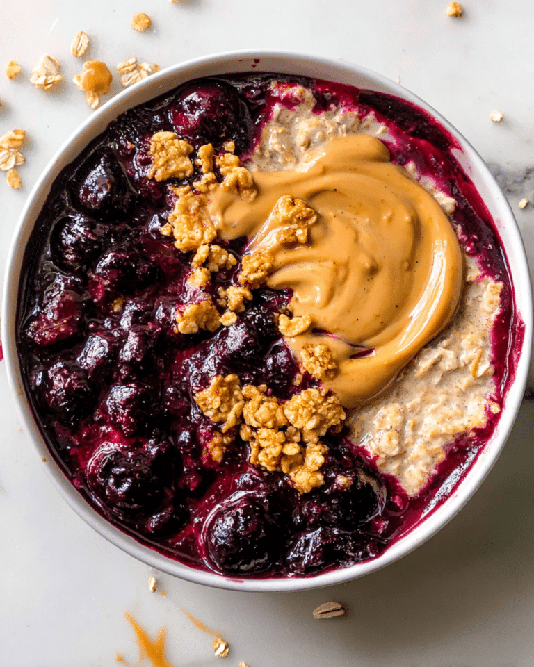 Blueberry Pie Overnight Oats Recipe