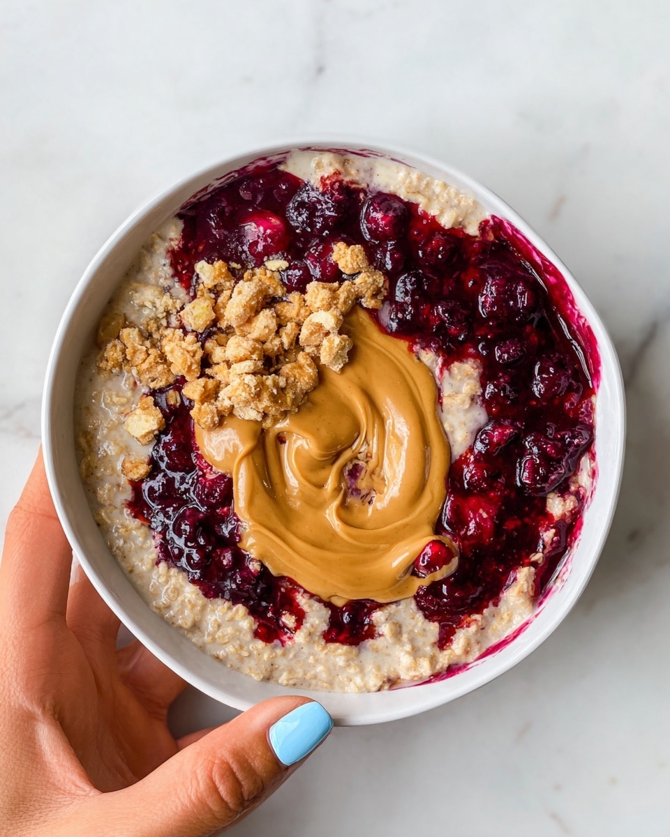 Blueberry Pie Overnight Oats Recipe - Recipe Image