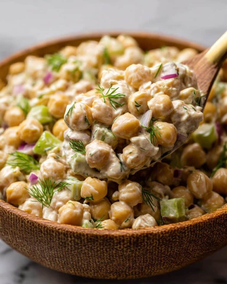 Healthy Tuna Garbanzo Bean Salad Recipe