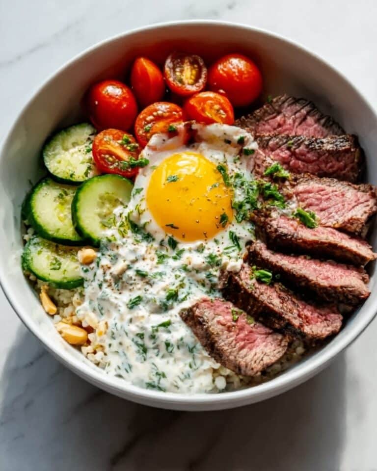 Mediterranean Steak Bowl Recipe