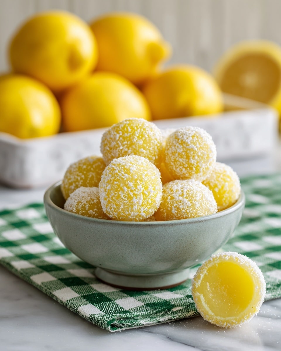 Lemon White Chocolate Truffles Recipe - Recipe Image
