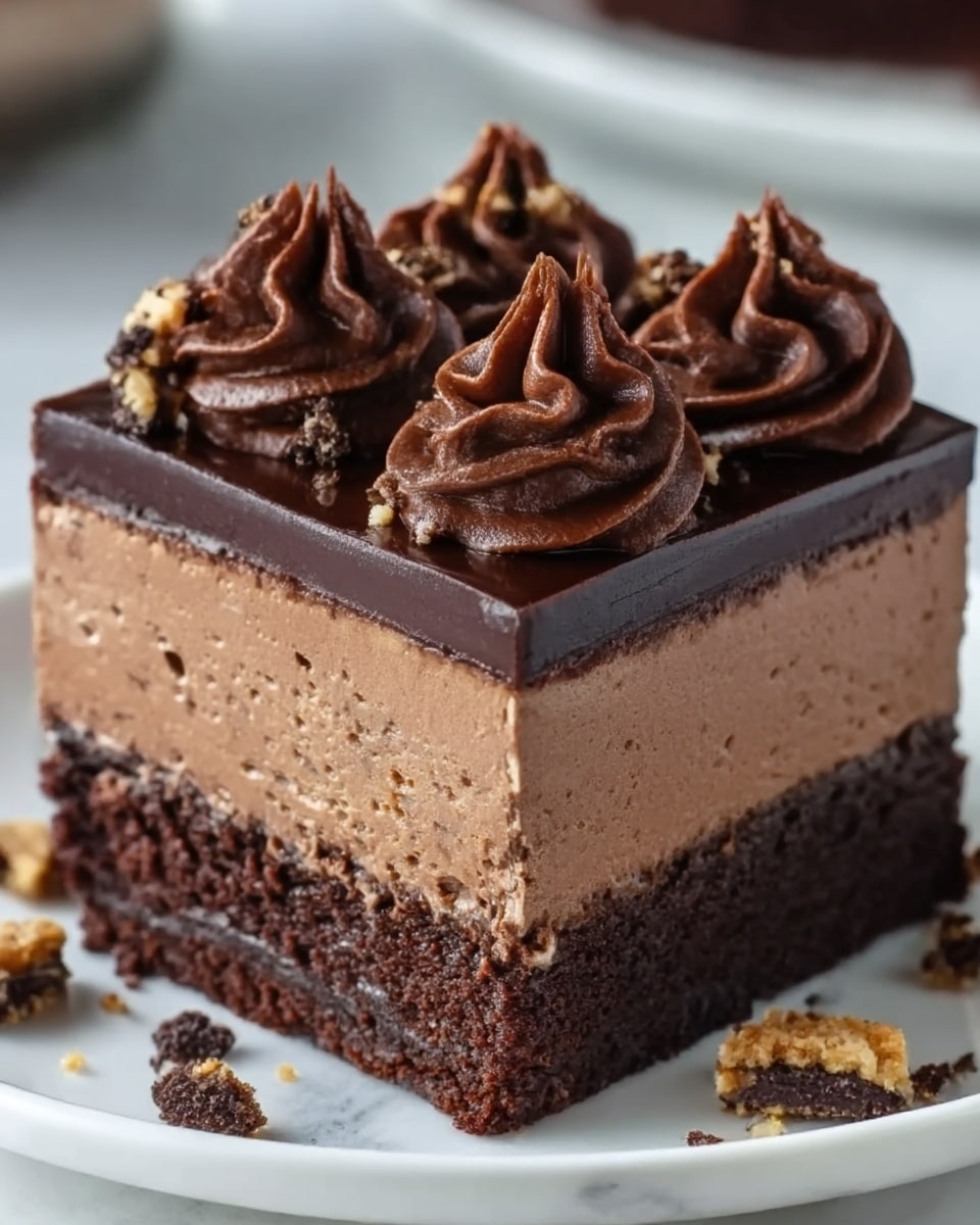Triple Chocolate Cheesecake with Oreo Crust Recipe - Recipe Image