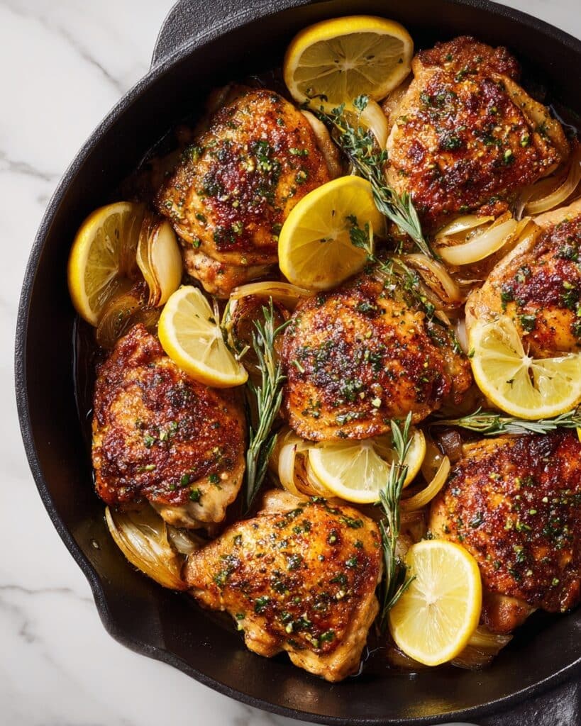 Lebanese Chicken with Garlic, Lemon, and Warm Spices Recipe