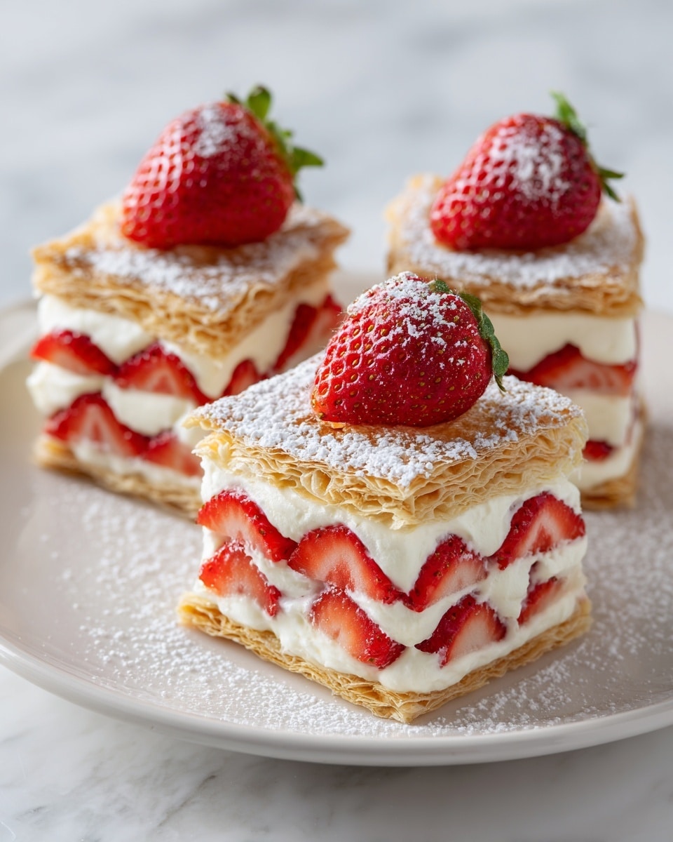 Strawberry Cream Puff Pastry Recipe - Recipe Image
