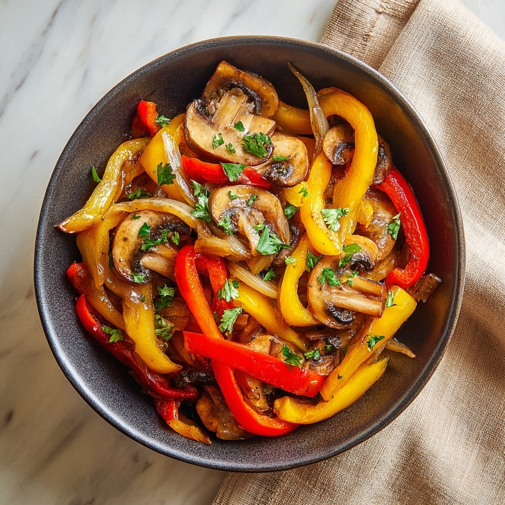 Vegan Portobello Mushroom Fajitas Recipe - Recipe Image