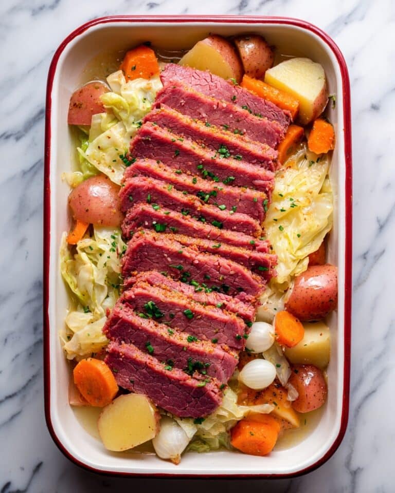 Dutch Oven Corned Beef with Guinness and Vegetables Recipe