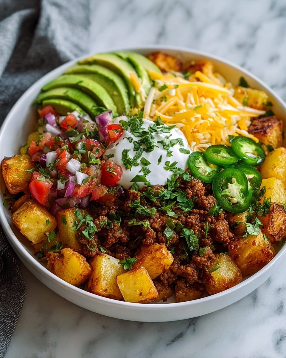 Loaded Potato Taco Bowl Recipe - Recipe Image